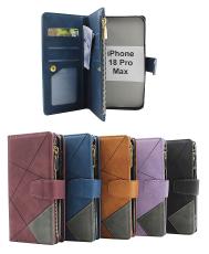 XL iPhone 18 Pro Max Luksus Lommebok Deksel