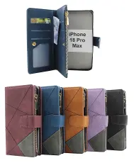 XL iPhone 18 Pro Max Luksus Lommebok Deksel