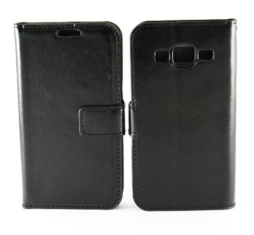Crazy Horse Wallet Samsung Galaxy Core Prime, Svart