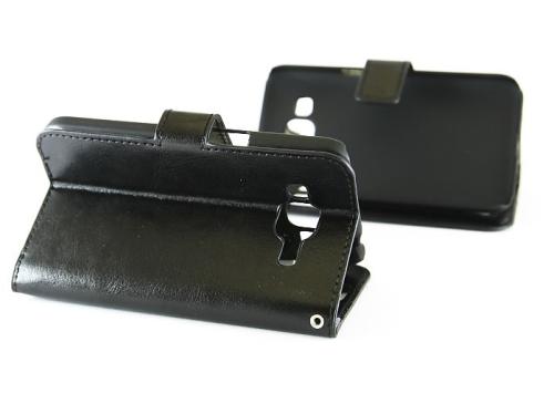 Crazy Horse Wallet Samsung Galaxy Core Prime, Svart