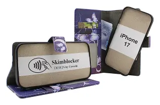 Skimblocker iPhone 17 Magnet Lommebok Deksel Design