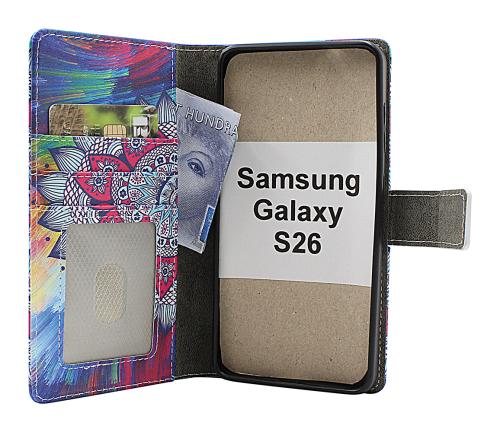 Skimblocker Samsung Galaxy S26 Magnet Lommebok Deksel Design