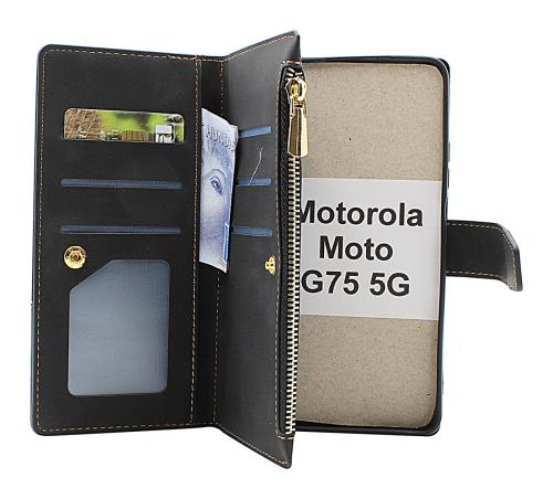 XL Motorola Moto G75 5G Luksus Lommebok Deksel