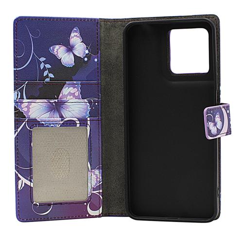 Skimblocker Motorola Moto G15 / G15 Power Magnet Lommebok Deksel Design