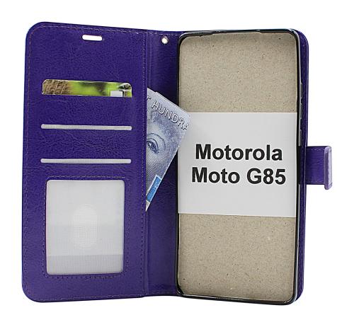 Crazy Horse Motorola Moto G85 Lommebok Deksel