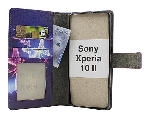 Skimblocker Sony Xperia 10 II Lommebok Deksel Design