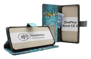 Skimblocker OnePlus Nord CE5 (CPH2719) Lommebok Deksel Design