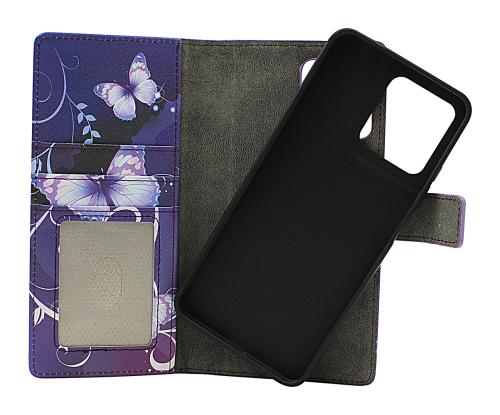 Skimblocker Motorola Moto G15 / G15 Power Magnet Lommebok Deksel Design