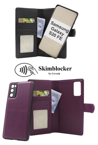 Skimblocker Samsung Galaxy S20 FE 5G Magnet Lommebok Deksel