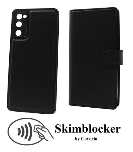 Skimblocker Samsung Galaxy S20 FE 5G Magnet Lommebok Deksel