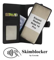 Skimblocker Xiaomi Redmi Note 14 Pro Magnet Lommebok Deksel