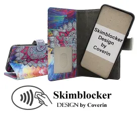 Skimblocker Samsung Galaxy S25 Magnet Lommebok Deksel Design