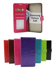 Crazy Horse Samsung Galaxy A26 Lommebok Deksel