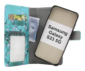 Skimblocker Samsung Galaxy S23 5G Magnet Lommebok Deksel Design