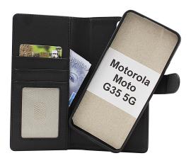 Skimblocker Motorola Moto G35 5G Magnet Lommebok Deksel