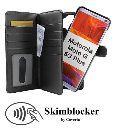 Skimblocker XL Magnet Wallet Motorola Moto G 5G Plus