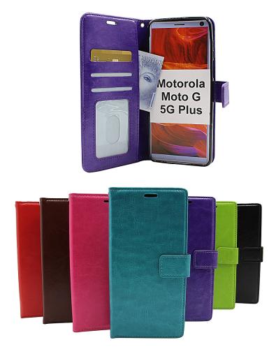 Crazy Horse Wallet Moto G 5G Plus