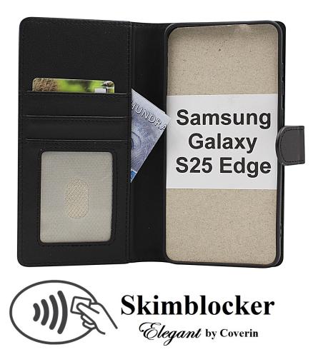 Skimblocker Samsung Galaxy S25 Edge Lommebok Deksel