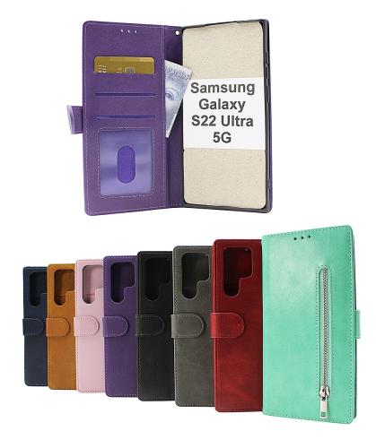 Zipper Standcase Wallet Samsung Galaxy S22 Ultra 5G