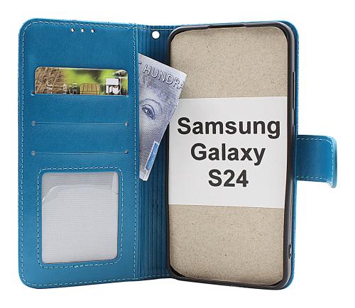 Flower Standcase Wallet Samsung Galaxy S24 5G (SM-S921B/DS)