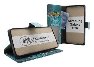 Skimblocker Samsung Galaxy S26 Lommebok Deksel Design