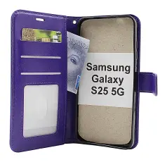 Crazy Horse Samsung Galaxy S25 Lommebok Deksel