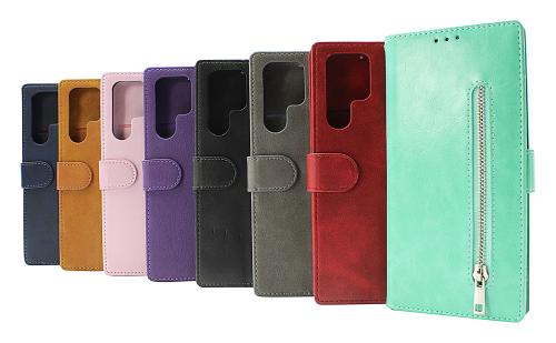 Zipper Standcase Wallet Samsung Galaxy S22 Ultra 5G