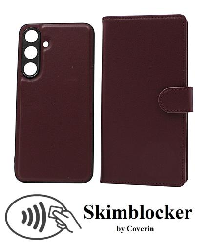 Skimblocker Samsung Galaxy S24+ / S25+ 5G Magnet Lommebok Deksel