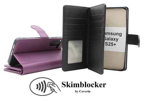 Skimblocker Samsung Galaxy S24+ / S25+ 5G XL Lommebok Deksel