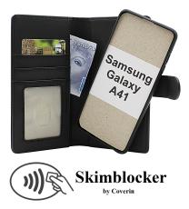 Skimblocker Samsung Galaxy A41 Magnet Lommebok Deksel