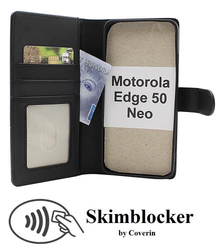 Skimblocker Motorola Edge 50 Neo Magnet Lommebok Deksel