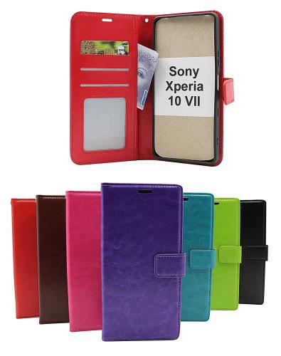 Crazy Horse Sony Xperia 10 VII Lommebok Deksel