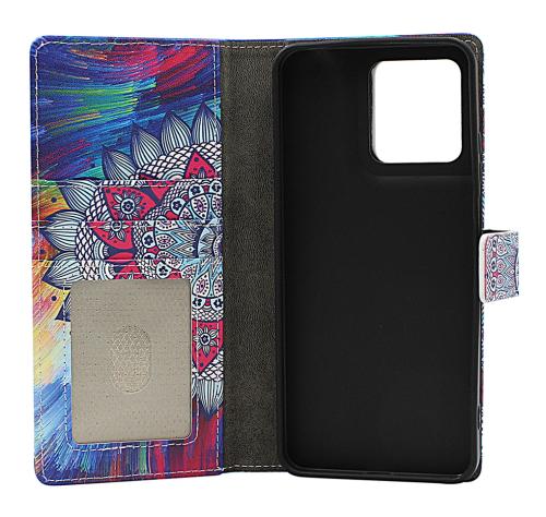 Skimblocker Motorola Moto G15 / G15 Power Magnet Lommebok Deksel Design