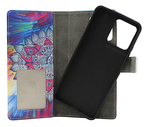 Skimblocker Motorola Moto G15 / G15 Power Magnet Lommebok Deksel Design