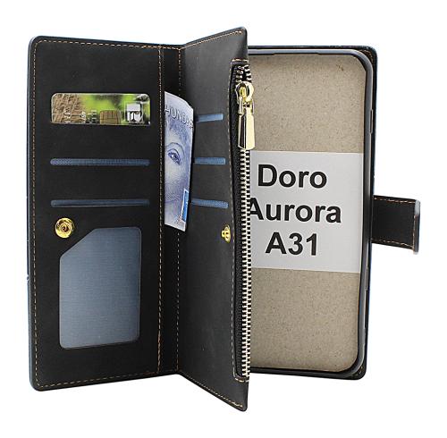 XL Doro Aurora A31 Luksus Lommebok Deksel