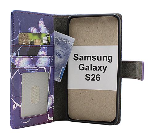 Skimblocker Samsung Galaxy S26 Magnet Lommebok Deksel Design
