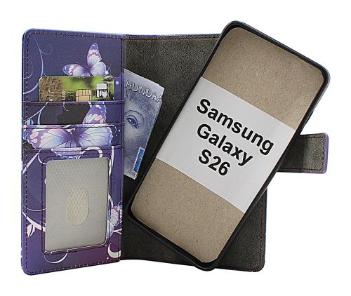 Skimblocker Samsung Galaxy S26 Magnet Lommebok Deksel Design