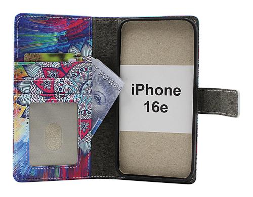 Skimblocker iPhone 16e Magnet Lommebok Deksel Design