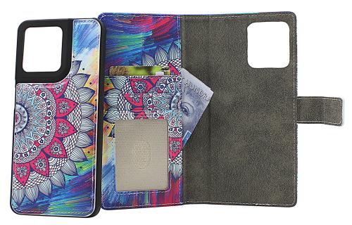 Skimblocker Motorola Moto G15 / G15 Power Magnet Lommebok Deksel Design