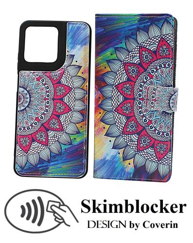 Skimblocker Motorola Moto G15 / G15 Power Magnet Lommebok Deksel Design
