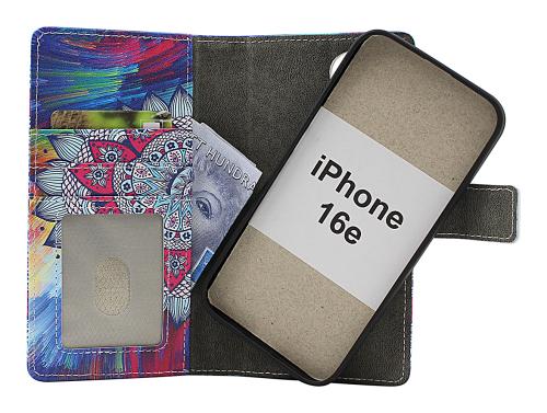 Skimblocker iPhone 16e Magnet Lommebok Deksel Design