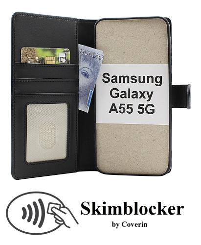 Skimblocker Lommebok-etui Samsung Galaxy A55 5G