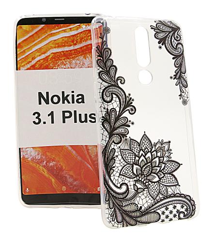 TPU Designdeksel Nokia 3.1 Plus