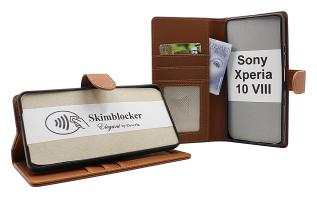 Skimblocker Sony Xperia 10 VIII Lommebok Deksel