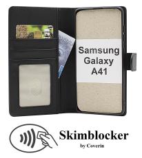 Skimblocker Samsung Galaxy A41 Lommebok Deksel