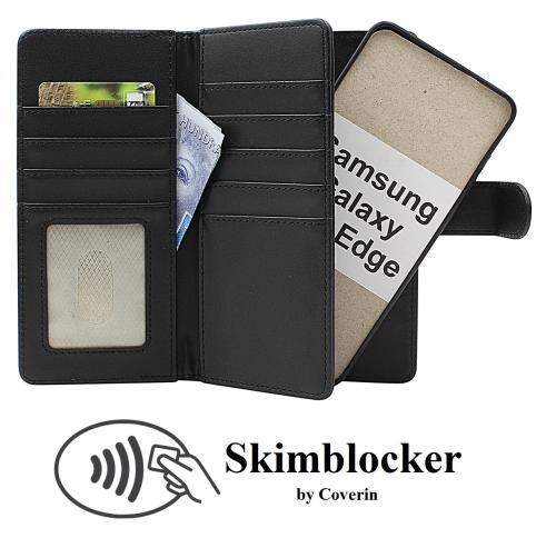 Skimblocker Samsung Galaxy S25 Edge XL Magnet Lommebok Deksel