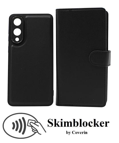 Skimblocker Samsung Galaxy S25 Edge XL Magnet Lommebok Deksel