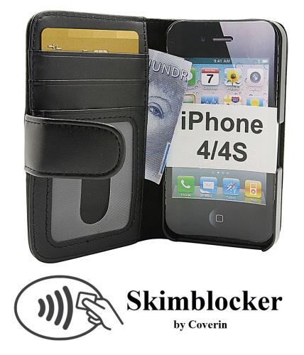 Skimblocker Lommebok-etui iPhone 4/4S