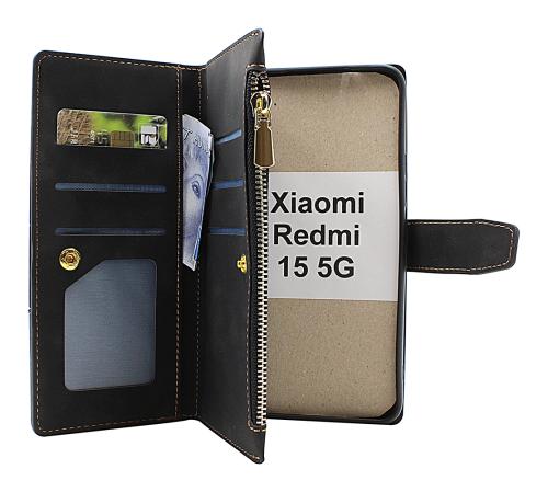 XL Xiaomi Redmi 15 5G Luksus Lommebok Deksel