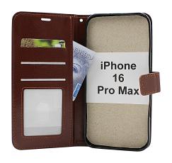 Crazy Horse iPhone 16 Pro Max Lommebok Deksel